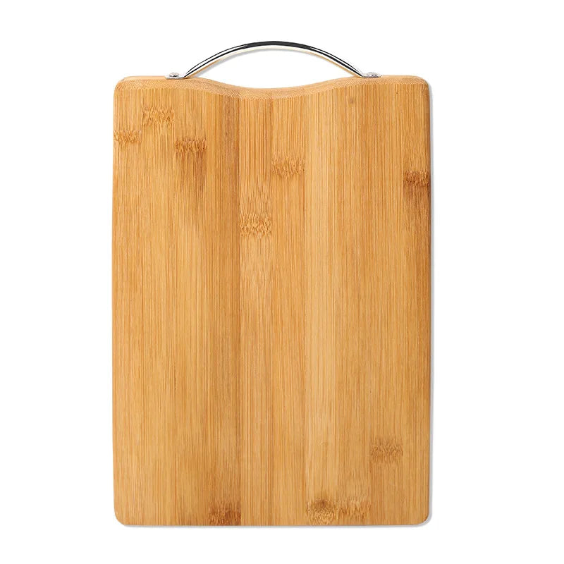 Natural Bamboo Cutting Board with Handles