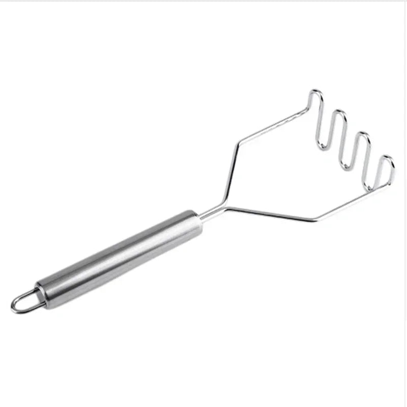 Stainless steel kitchen gadget potato masher press