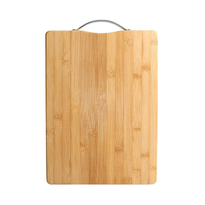 Natural Bamboo Cutting Board with Handles