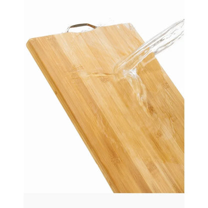 Natural Bamboo Cutting Board with Handles