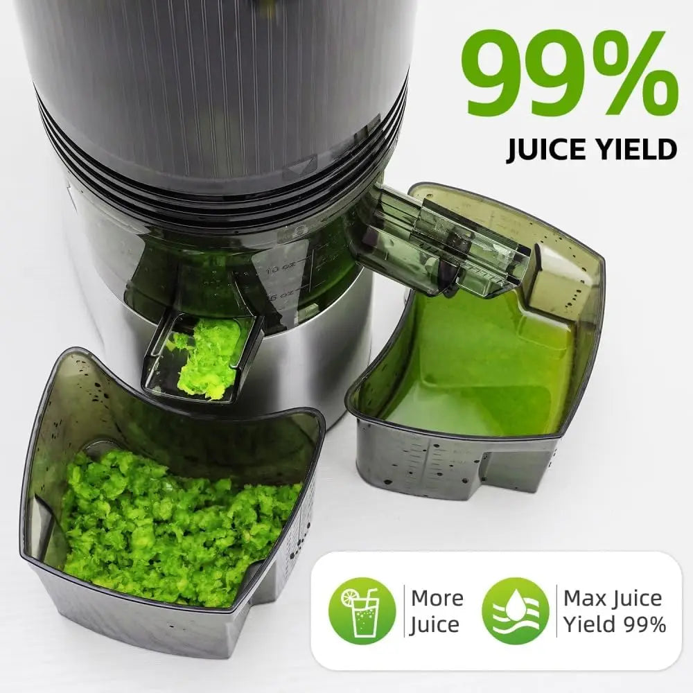 Cold Press Juicer with 5.4" Juicer Machine