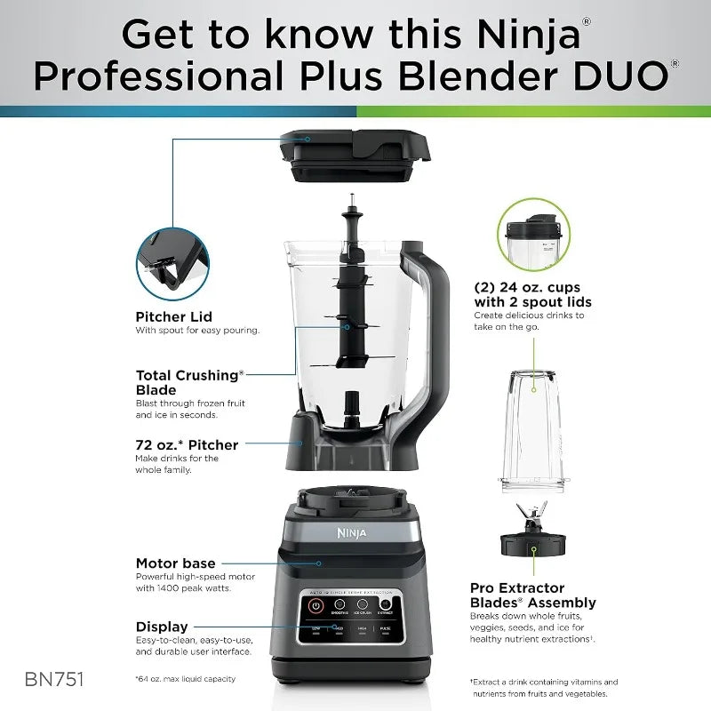 Ninja BN751 Professional Plus DUO Blender