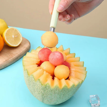 Multi-Function DIY Cold Dishes Tool Fruit Carving Knife & Watermelon Baller