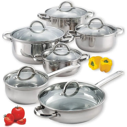 12-Piece Cook Cookware Sets