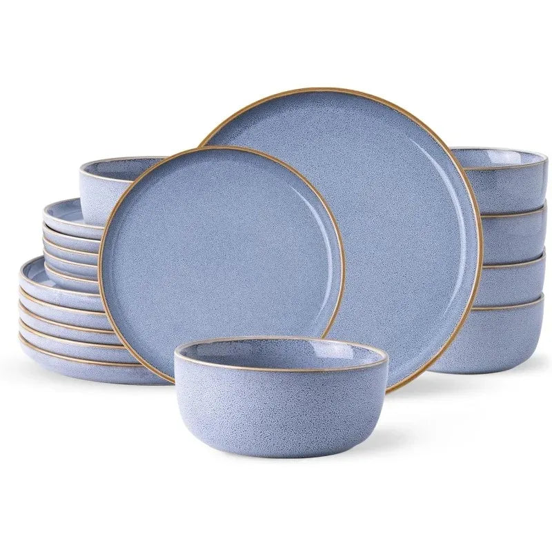 12-Piece Ceramic Dinnerware Set for 4