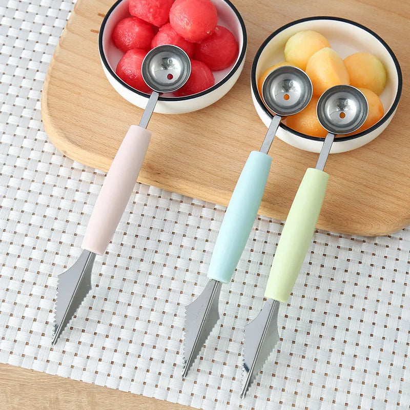 Multi-Function DIY Cold Dishes Tool Fruit Carving Knife & Watermelon Baller